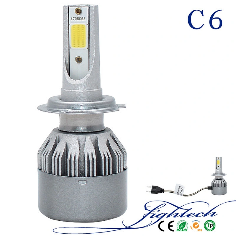 Lightech led headlight h7 bulb xenon lights car