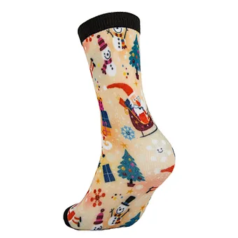 Newest Best Women 3d Socks Printing Christmas Socks Can Customized