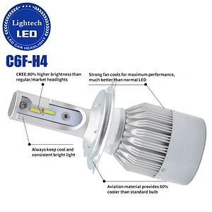 Wholesale C6F H4 H11 9005 9006 H13 9004 9007 H1 H3 880 881 H16 Auto Headlight CSP LED H7 Bulb for 12v Cars