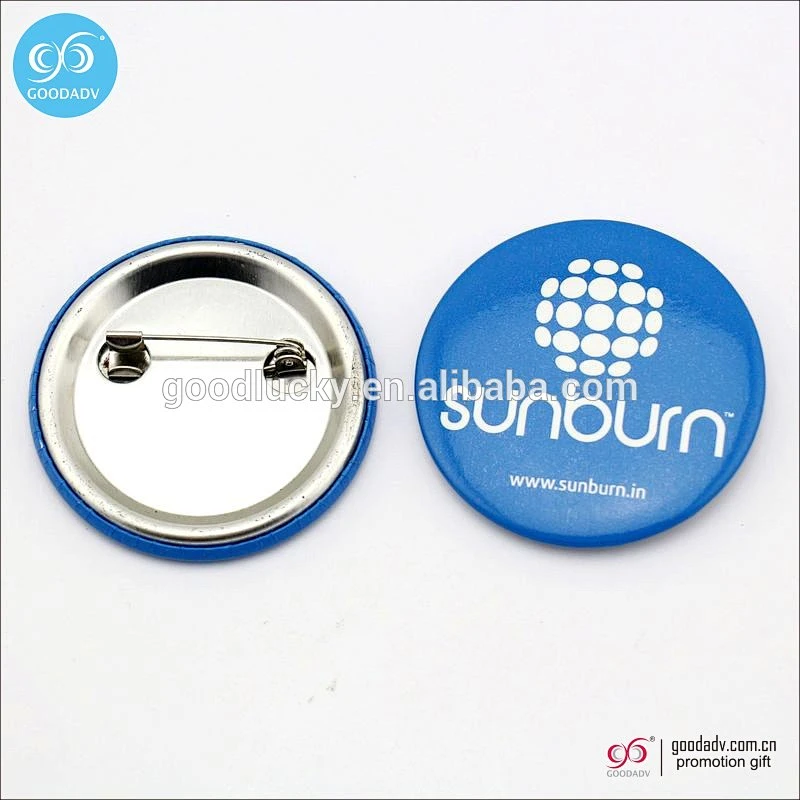 Any size and OEM logo badge pin custom metal cap badge
