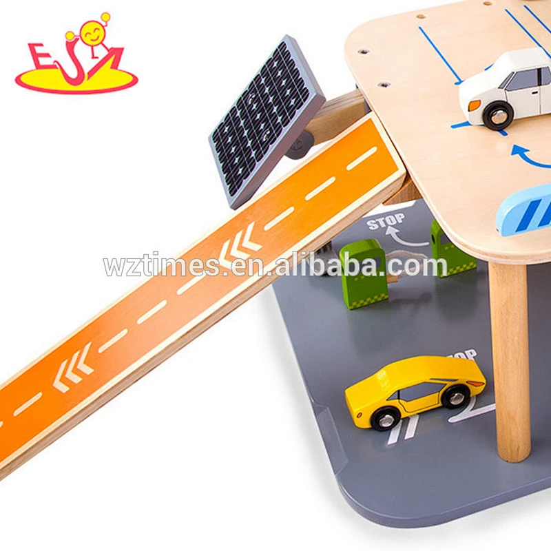 wholesale high quality children pretend play wooden toy truck game for sale W04B027