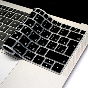 silicone keyboard protector EU Russian keyboard custom covers for Macbook Air 13