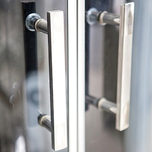 Hot Sale Sliding Glass Door Design Square Simple Shower