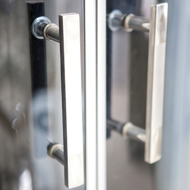 Hot Sale Sliding Glass Door Design Square Simple Shower