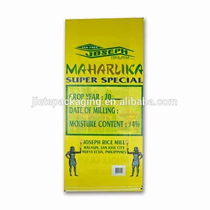 Video, High quality 100% virgin plastic material pp woven sack bags with color printing for packing hybrid rice seed 25kg