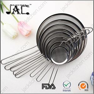 China Kitchen Tool Stainless Steel Mesh Strainer Set