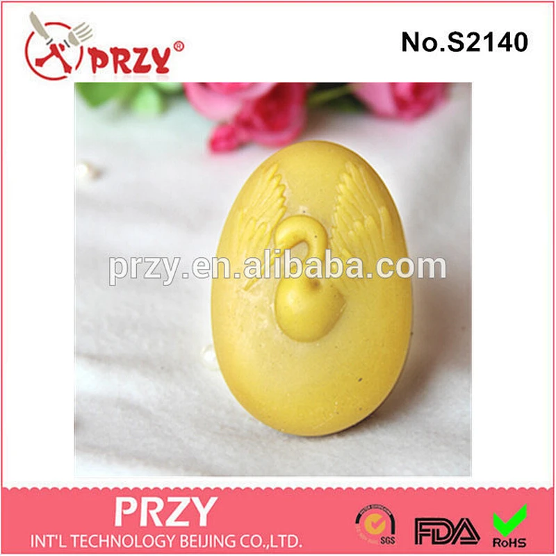 DIY handmade swan design silicone molds for soap making