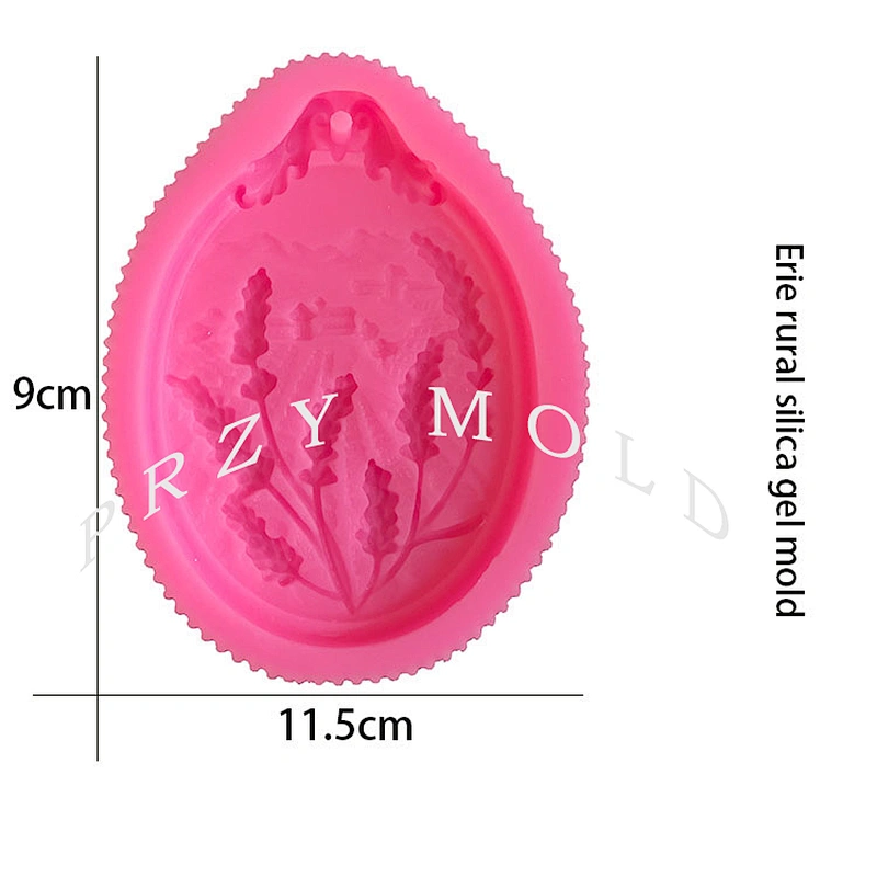 S9051 Silicone mold Pastoral Aroma Gypsum Mold erie rural silica gel molds handmade mould