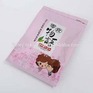 Customized popular printing PE plastic snack bag