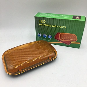 Ultra-bright powerful magnet 3 files dimming warning car portable lights led headlamp rechargeable with strobe flash light