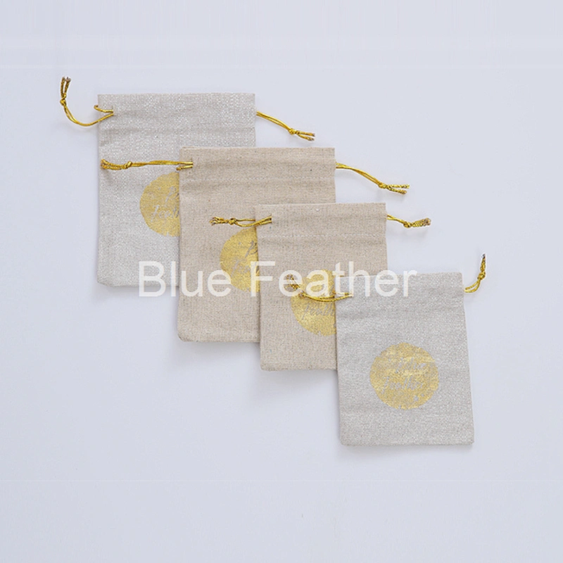 Linen Rope Bag Receive Bag Bunch Of Pocket Coirn Purse