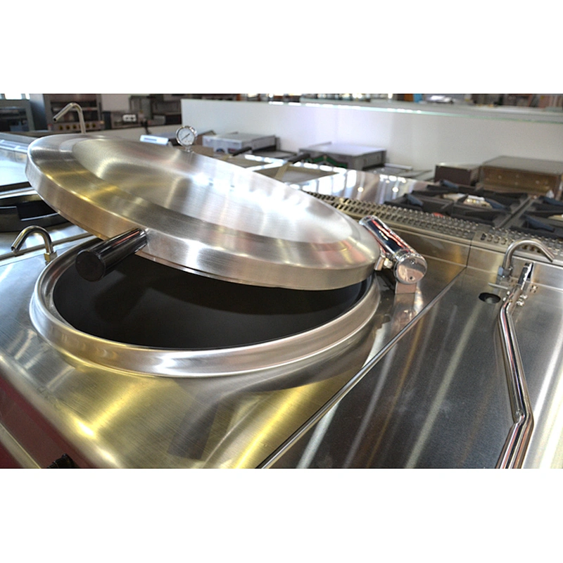 2018 New Design Best Selling Stainless Steel Gas Steam Jacketed Soup Kettle