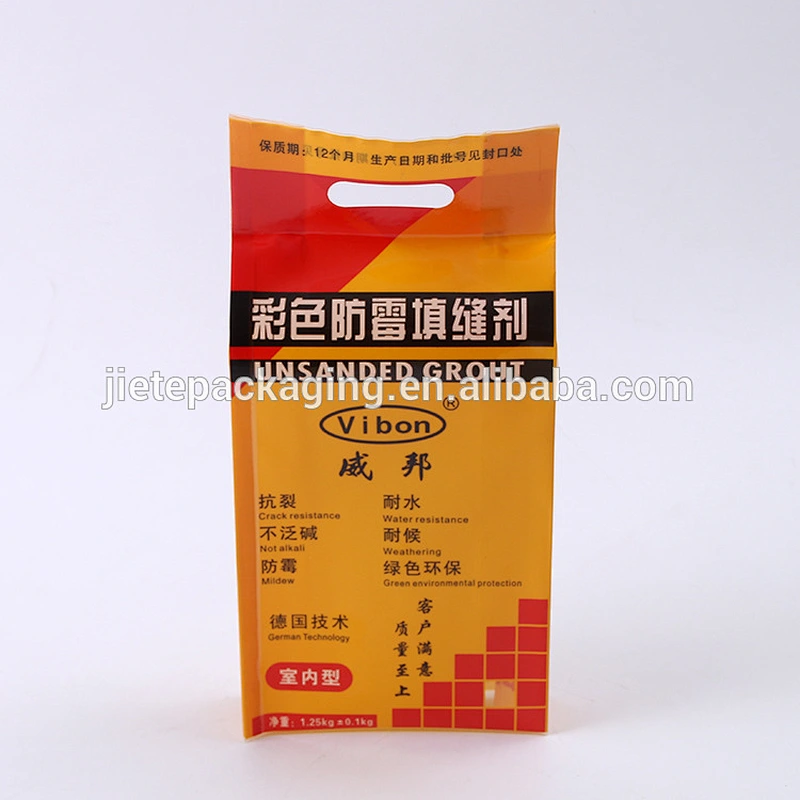 Superior quality customized PE bags with handle for packing grout