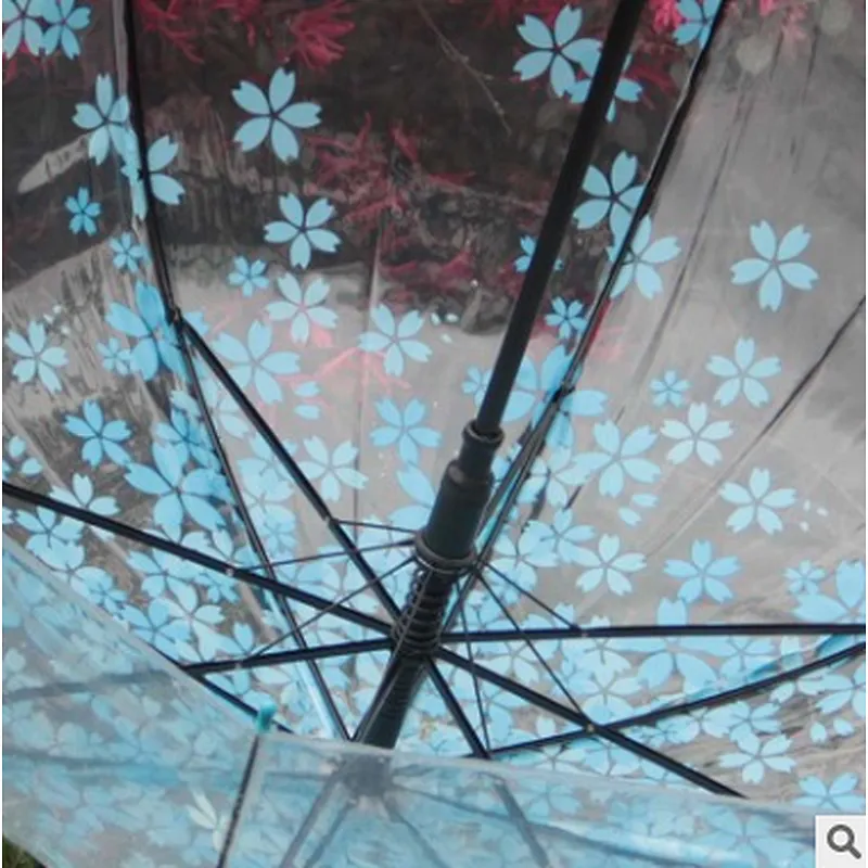 Wholesale Promotion Clear Dome Transparent Umbrella Promotional Woman Kid Umbrella