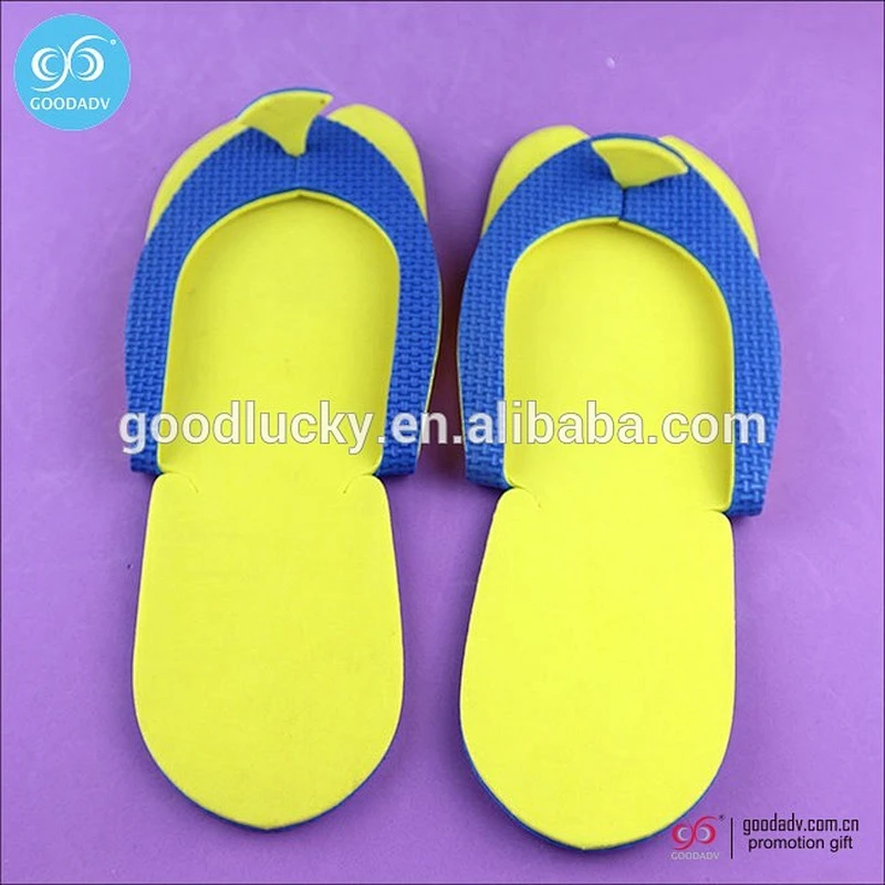 Disposable hotel slippers foldable eva materials home indoor slipper