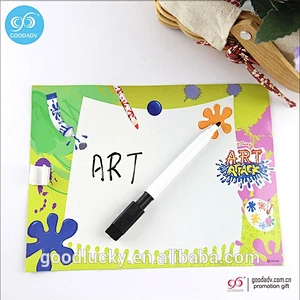 factory wholesale cheap gifts writing pad for kids with magnet pen