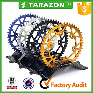 China wholesale aluminum alloy 7075 dirt bike rear sprocket for motorcycle