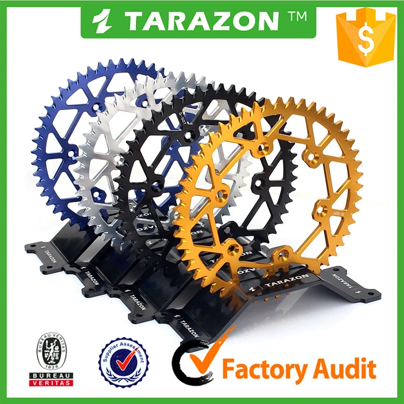 China wholesale aluminum alloy 7075 dirt bike rear sprocket for motorcycle