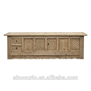 Beijing antique kitchen cabinets design rustic natural buffet sideboard