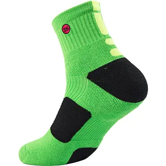 Cotton jacquard pile sport basketball socks