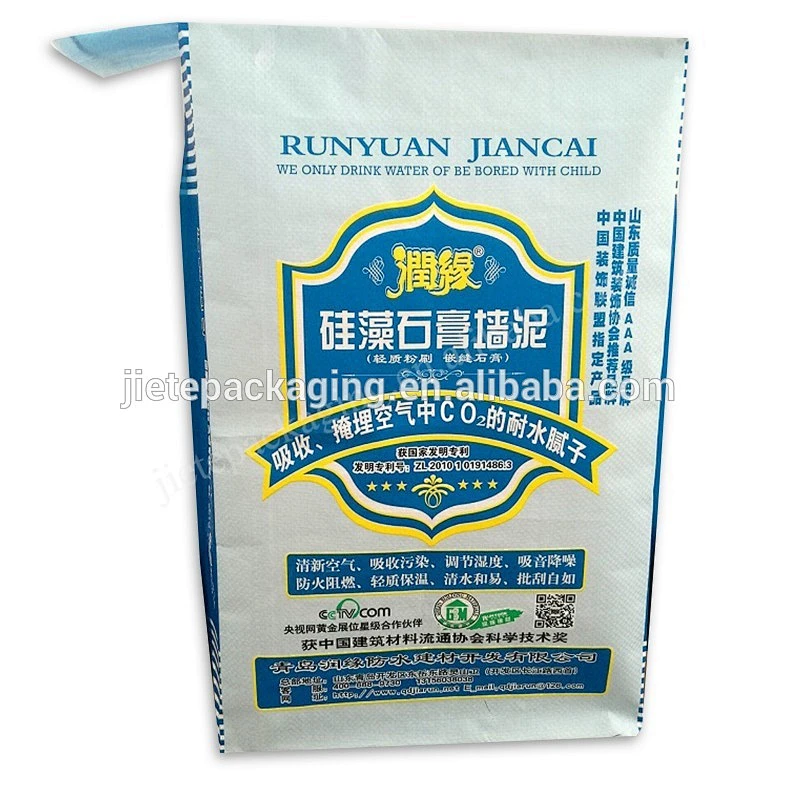 BOPP laminated and printed valve port cement powder PP woven bag