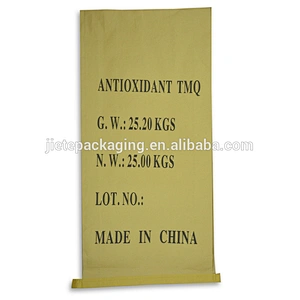 25kg strong pouch kraft paper laminated pp woven bag for frozen food