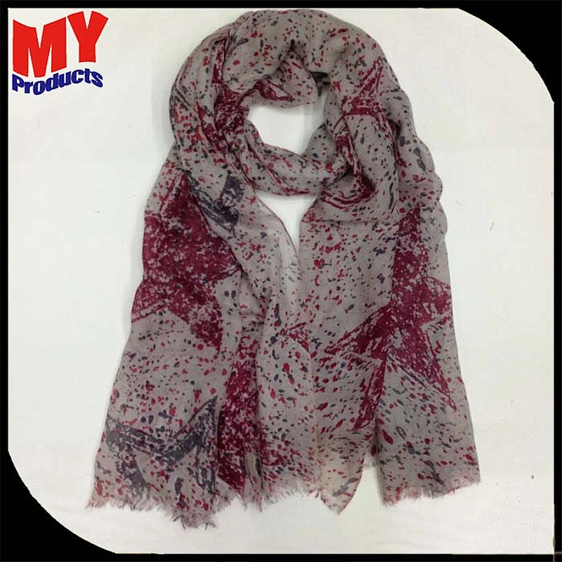 Factory direct digital custom scarf printed scaf