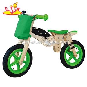 Wholesale popular fashion wooden balance bicycle for children with best price W16C022