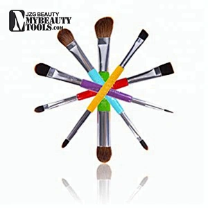 Wholesale liquid glitter makeup eyeshadow palette blending brush stick packaging case