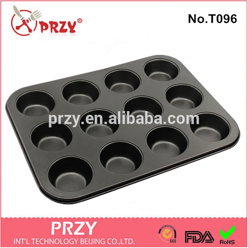 T096 PRZY Large size 12 holes cake muffin pan