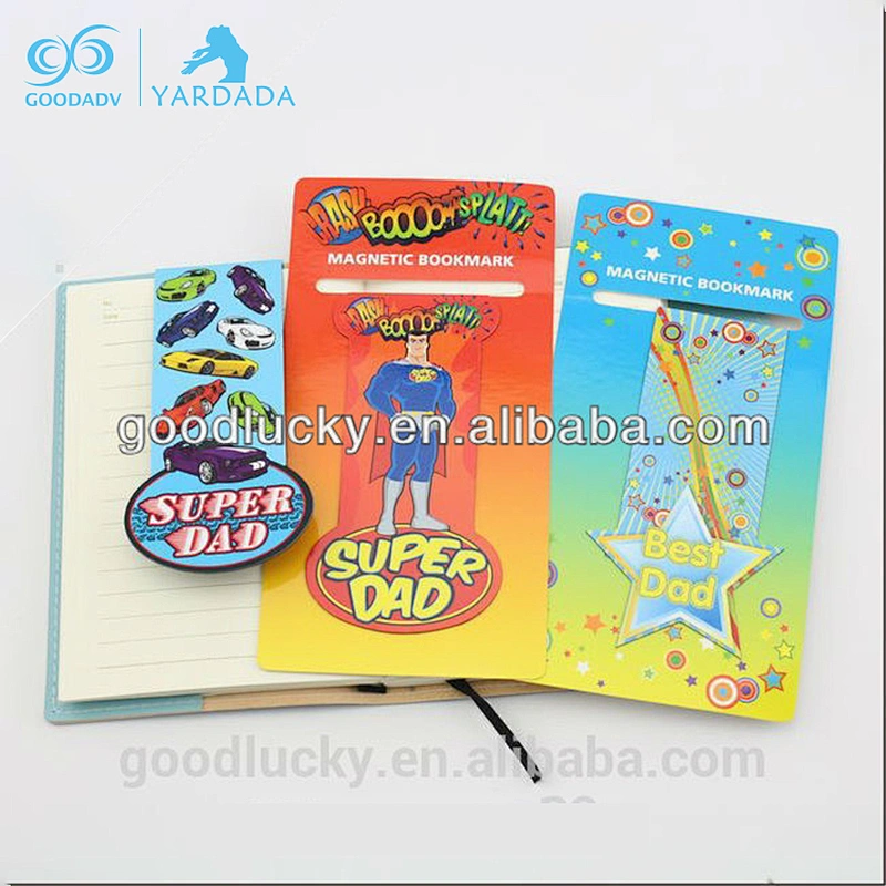 Custom Guangzhou cheaper promotion gift magnetic bookmark set
