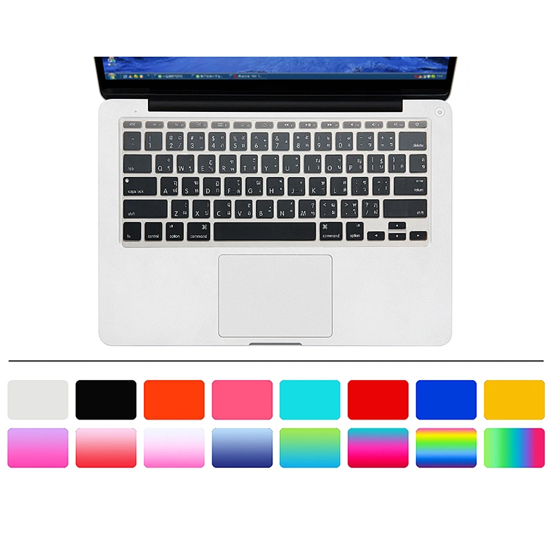 custom silicone keyboard cover keyboard protector for macbook thai keyboard A1370 A1465 Laptop 11Inches