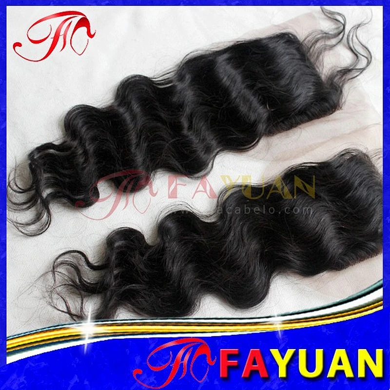 Factory price wholesale unprocessed Brazilian hair free parting lace closure