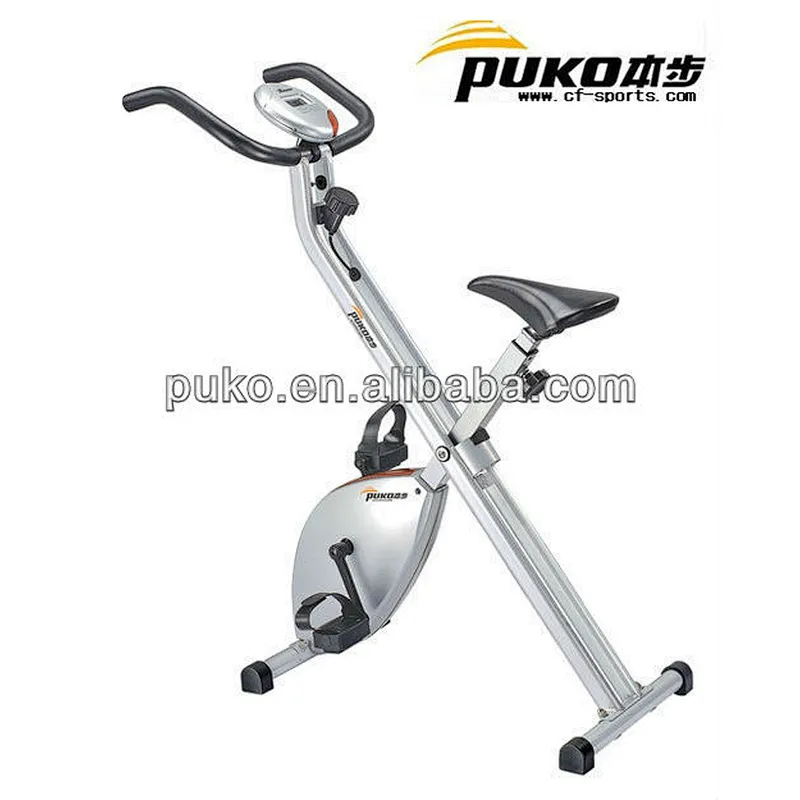 Indoor fitness equipment fashion magnetic folding exercise bike