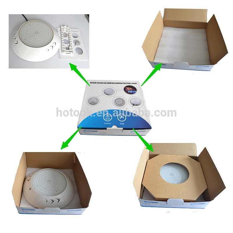 Resin Filled LED Swimming Pool Light Wall Mounted Underwater LED Light