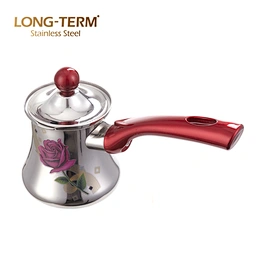 D10298381 250Ml Unique Design Stainless Steel Milk Boiling Pot with Lid