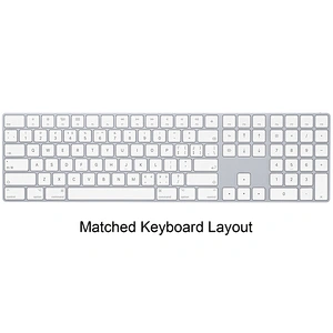 Clear tpu laptop keypad cover for  Magic Keyboard with Numeric Keypad A1843 MQ052LL/A