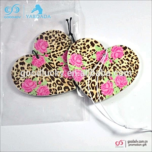 OEM Factory custom cheap hanging car air freshener wholesale /Paper air freshener