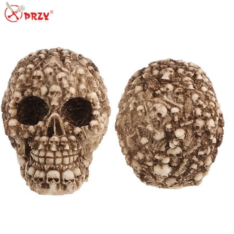New horrorible skull Bar Crafts mold Silicone candle molds DIY fondant Cake decorations mould
