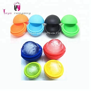 Wholesale BPA-Free Whiskey Ice Balls Custom Silicone Ice Cube Tray With Lids