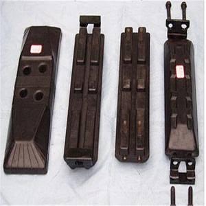 PC78UU-6E0 rubber track pad for undercarriage