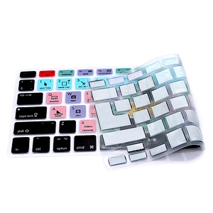 InDesign/Steinberg/Cubase/Studio/PS Shortcut Keys Silicone Keyboard Cover for Macbook Multi-language Hotkey Protection Film