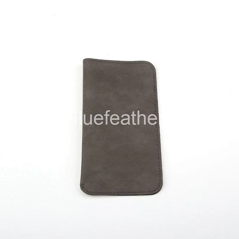 Men's PU Leather Monocolor Sunglasses Pouch