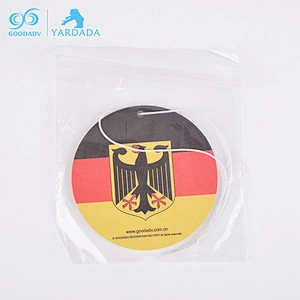 Bulk packing cheap price car shape hanging paper car air freshener