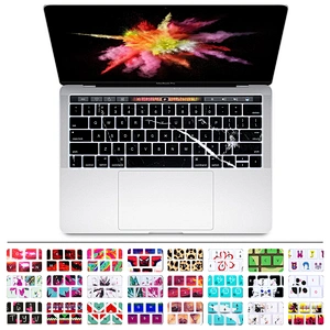 Waterproof Marble design Silicone Keyboard laptop keyboard Cover For Mac Pro Touch Bar A1706 A1707 keyboard protector