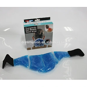 Hot and Cold Therapy Therapeutic Gel Beads Neck Wrap