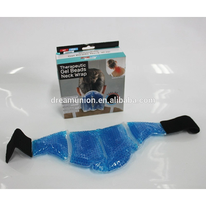 Hot and Cold Therapy Therapeutic Gel Beads Neck Wrap