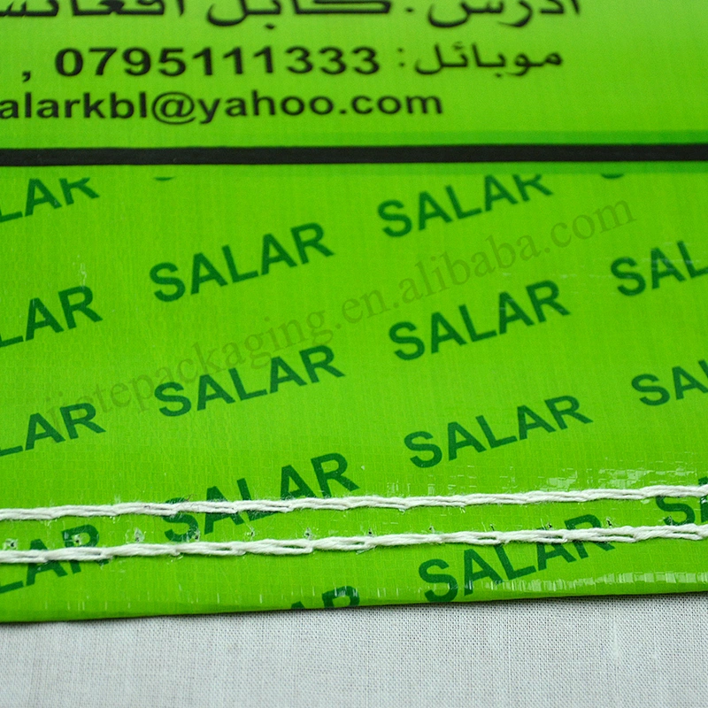 Wholesale design printed plastic 25kg sack pp woven basmati rice packaging bag