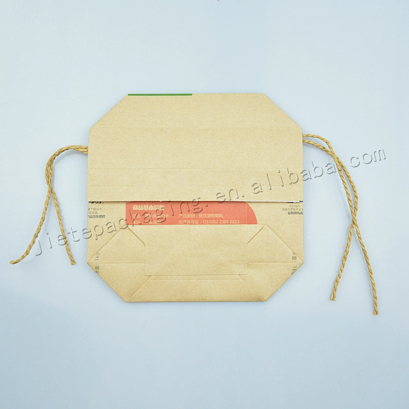 Wholesale 1kg stand up kraft paper rice bag for bean,peanut,seed,flour