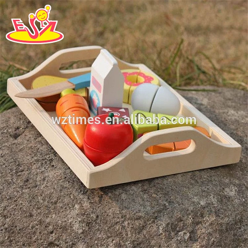 wholesale preschool food set toys wooden kids play food new design wooden kids play food W10B184